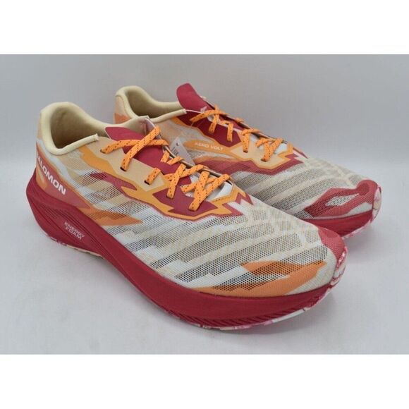 Salomon Womens Size 11 Aero Volt Tender Peach Pink White Running Shoes Sneaker - Picture 3 of 10